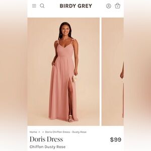 Birdy Grey Dusty Rose NWT